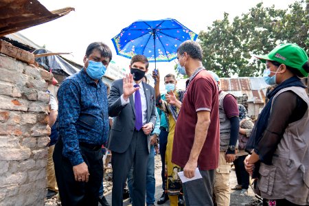 Ambassador Earl Miller Visited Sattala Slum in Mohakali (51246813920)