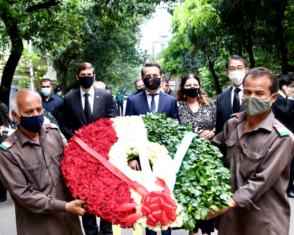 Ambassador Miller joined in commemoration of the fifth anniversary of the Holey Artisan Bakery attack.d (51293220981)
