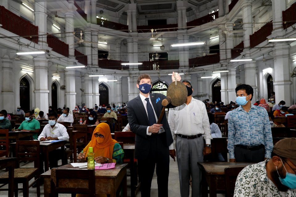 Ambassador Miller visits to Curzone Hall (51556263986)