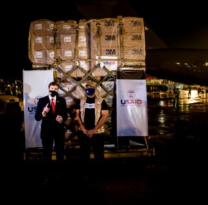 Ambassador Miller Handover Emergency medical supplies to Bangladesh (51236804367)