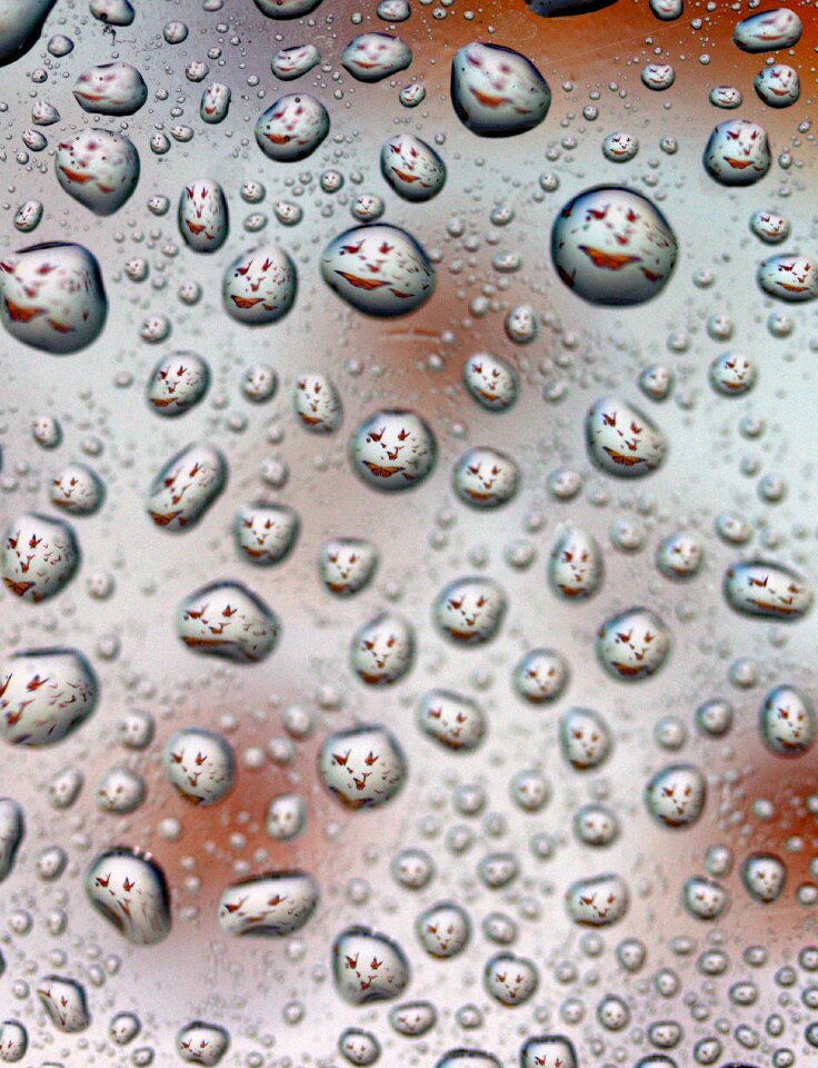 Reflection water rain