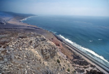 Amtrak northbound Coast Starlight, Jalama Beach, Lompoc, CA in September 1981 -- 4 Photos (31894127316)