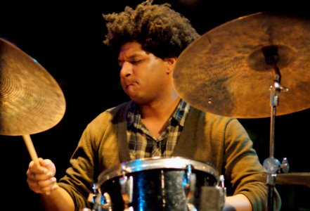 Ambrose Akinmusire Quintet 1 november 2012 BIM Amsterdam - Justin Brown (50961841323)