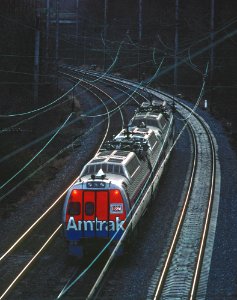 Amtrak Metroliner 882 near Seabrook, MD in December 1980 (33857239831)