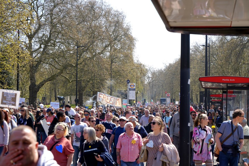 Anti-Lock Down Protest London (51137056306)