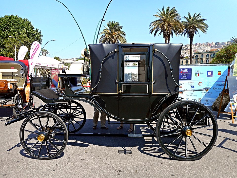 Antique wagons in Naples - Temporary exhibition (27999907366)