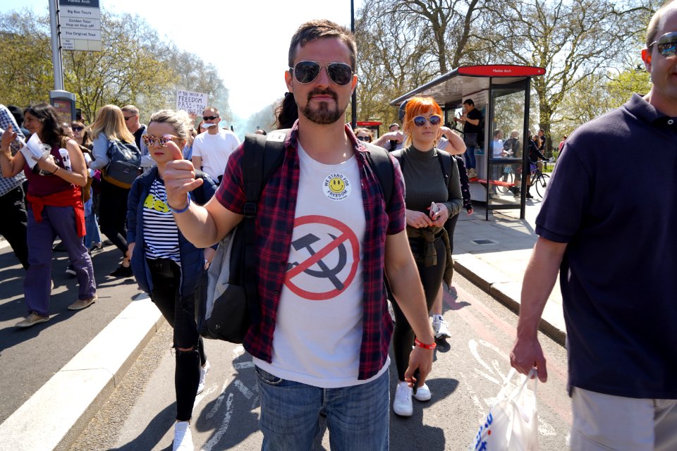 Anti-Lock Down Protest London (51137273573)