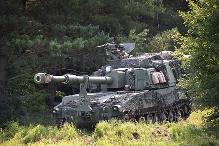 Artillery mobile attack photo