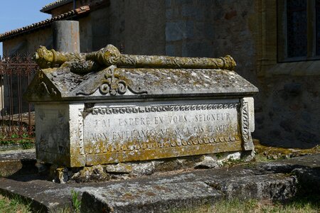 Old antique weather-beaten