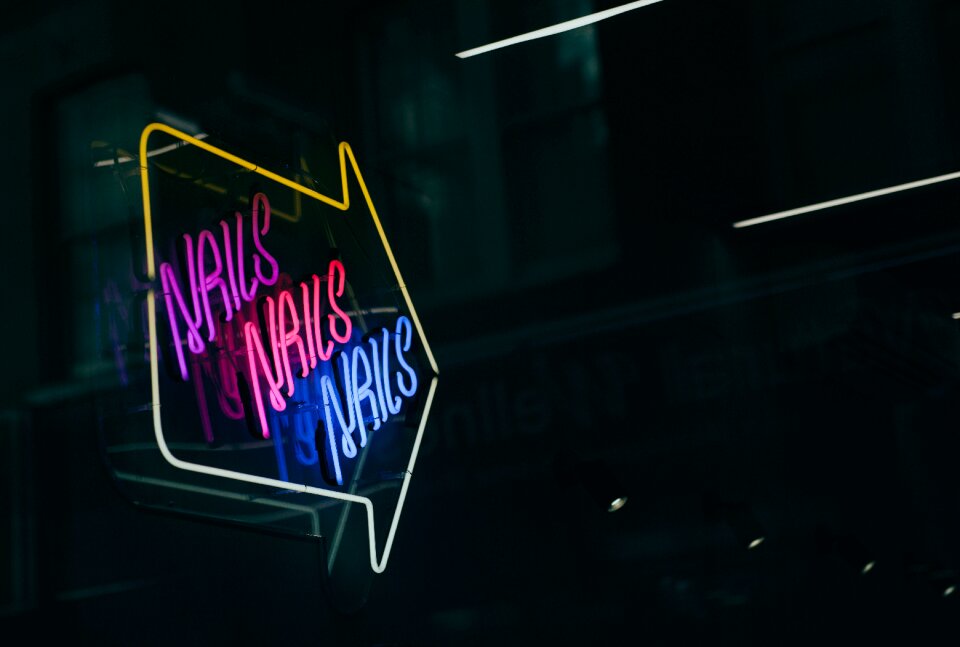 Neon sign signage photo