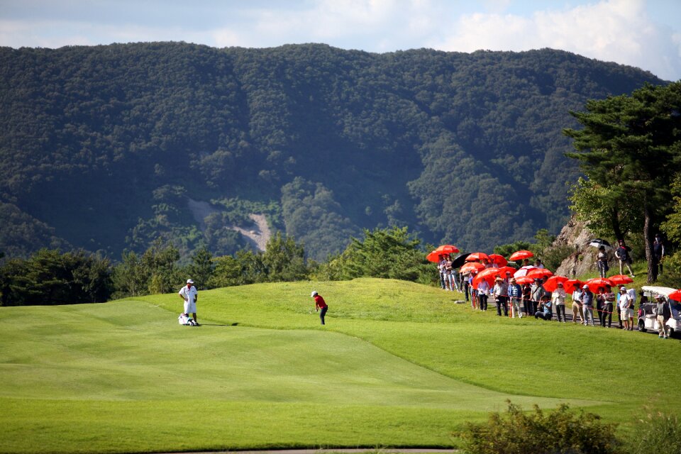 Golf tournament golf course golf players