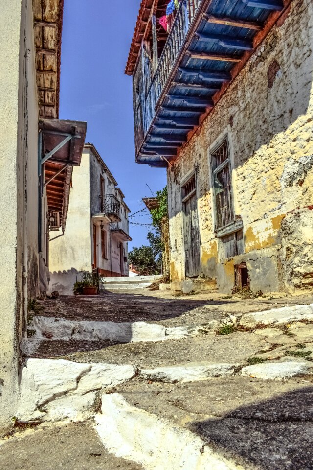 Village street alley