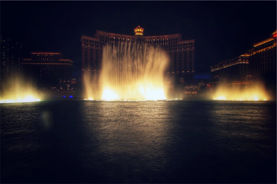 Casino fountain water