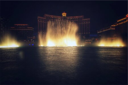 Casino fountain water