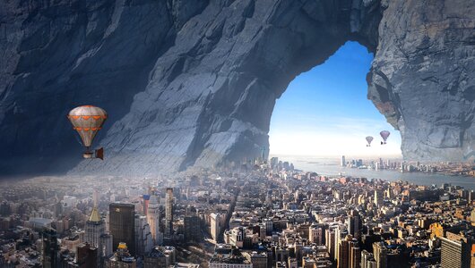 Rock forward surreal