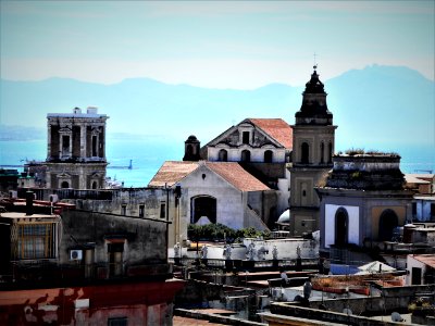Bell towers in Naples (33813655344)