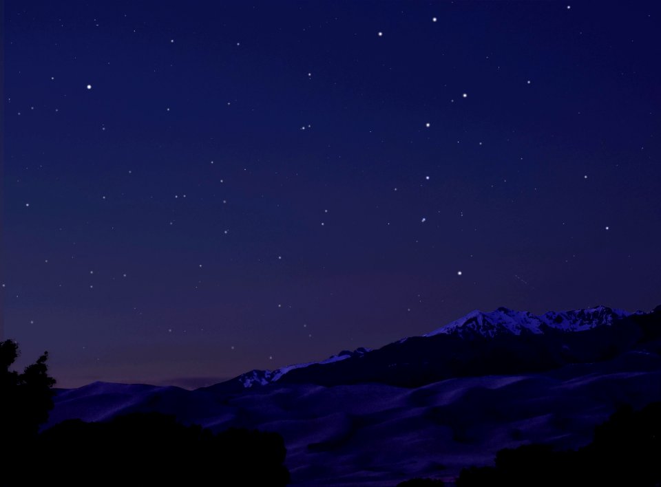 Big Dipper Constellation Over Dunes (38836718054)