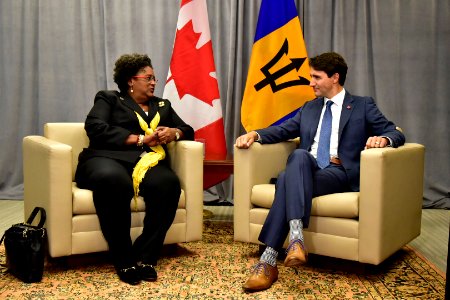 Bilateral meeting on the fringes of the UN General Assembly with Canadian Prime Minister Justin Trudeau. (31023073778) photo