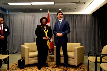 Bilateral meeting on the fringes of the UN General Assembly with Canadian Prime Minister Justin Trudeau. (43084473970) photo