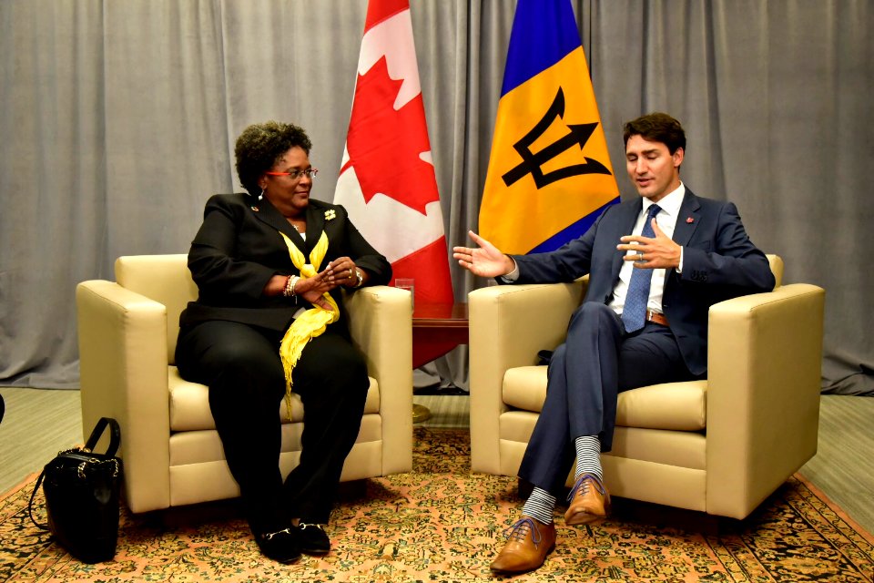 Bilateral meeting on the fringes of the UN General Assembly with Canadian Prime Minister Justin Trudeau. (43983941805)