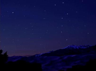 Big Dipper over Dunes and Cleveland Peak (51101083521) photo