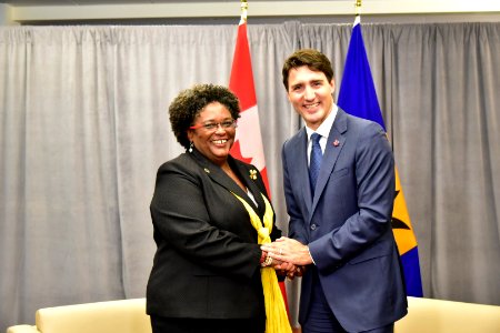 Bilateral meeting on the fringes of the UN General Assembly with Canadian Prime Minister Justin Trudeau. (43983927245) photo