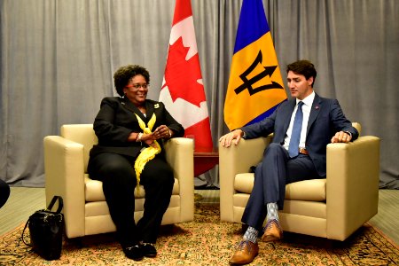 Bilateral meeting on the fringes of the UN General Assembly with Canadian Prime Minister Justin Trudeau. (44846053712)