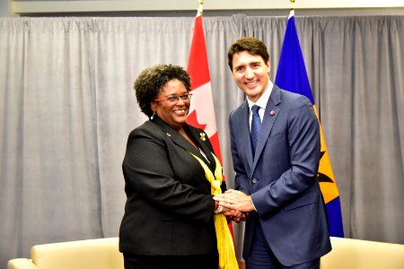 Bilateral meeting on the fringes of the UN General Assembly with Canadian Prime Minister Justin Trudeau. (44896357591)