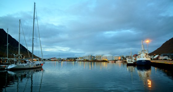 Blue Hour, Isafjordur Harbour, Iceland (48758472041)