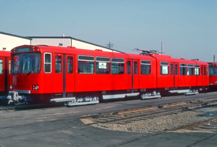Brand New San Diego Red Trolleys -- Not Lettered Yet -- 4 Photos (33109849433)