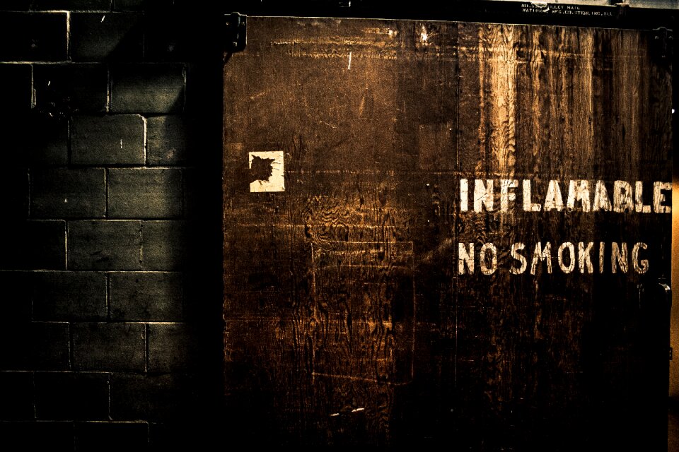 Wall dark black wall