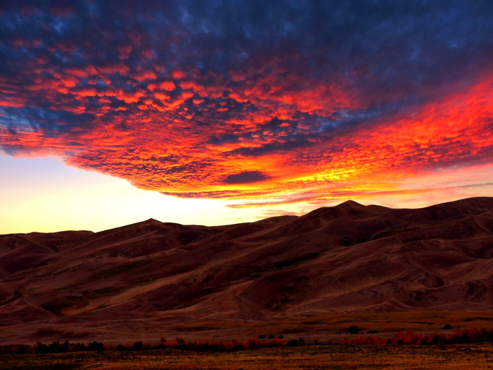 Brilliant Fall Sunset over Dunes (24119518598)