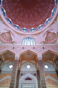 Architecture red pink