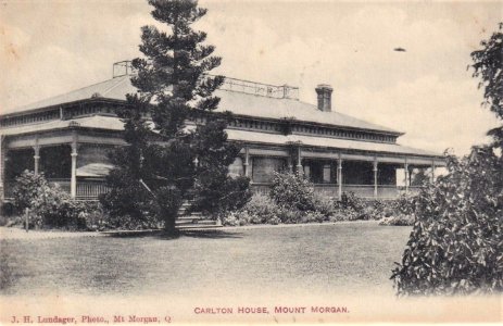 Carlton House at Mount Morgan, Qld - circa 1907 (49831923087)