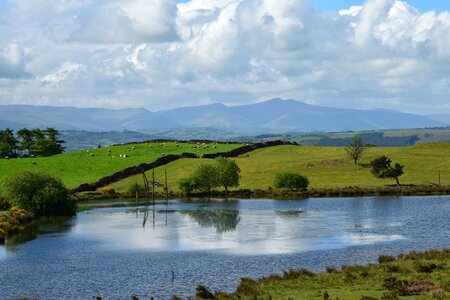 Panoramic sky wales photo