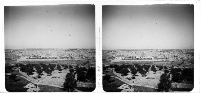 Nova vista de Jerusalem des del mont Olivet