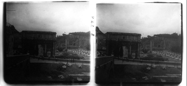 Nova vista de l'arc de Septimi Sever