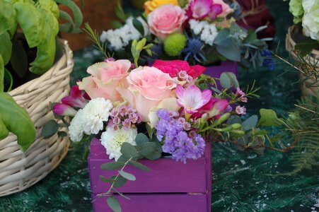 Nature leaf bouquet de fleurs photo