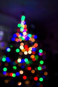 Colorful lights lighting