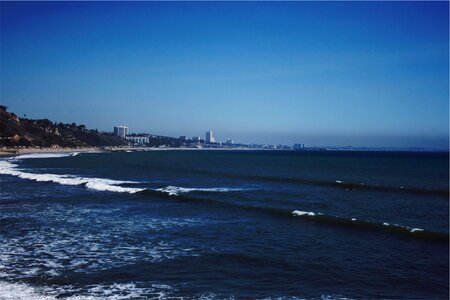 Sea water blue photo