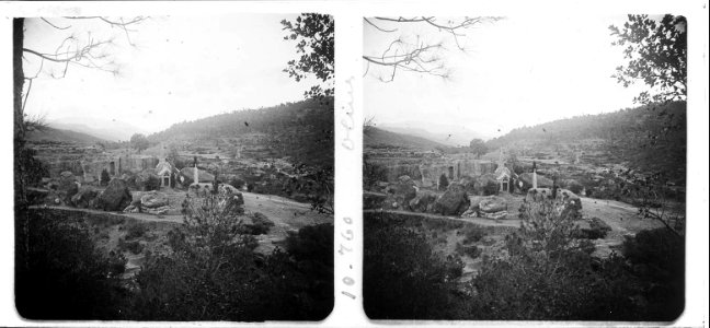 Nova vista del cementiri d ' Olius