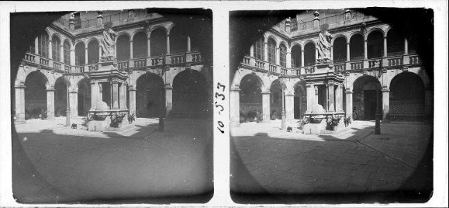 Nova vista del Pati de la Convalescència