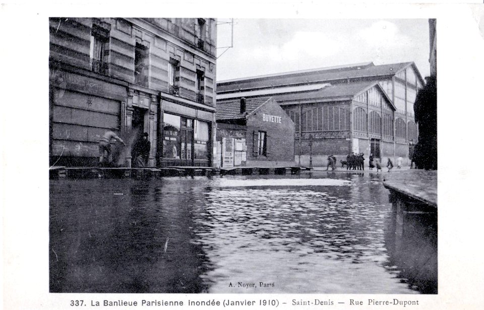 NOYER 337 - La Banlieue Parisienne inondée (Janvier 1910) - STD - Rue Pierre Dupont