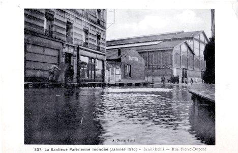 NOYER 337 - La Banlieue Parisienne inondée (Janvier 1910) - STD - Rue Pierre Dupont