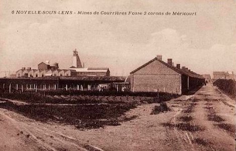 Noyelle-sous-Lens - Mines de Courrières, Fosse n° 3, Corons de Méricourt