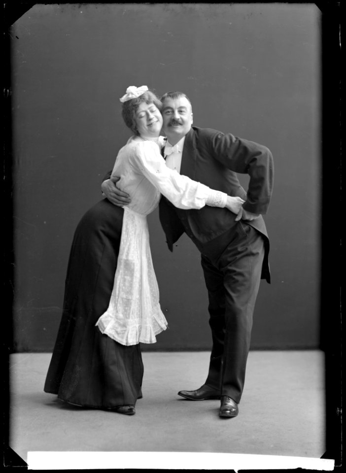 Nr 30 Gustafsson, Södra teatern 1908. Rollporträtt - SMV - GA007