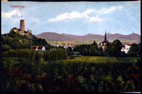Nr. 1301 Rhein Godesburg mit blick auf das Siebengebirge