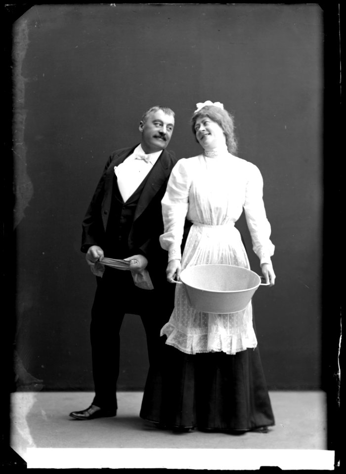 Nr 30 Gustafsson, Södra teatern 1908. Rollporträtt - SMV - GA008