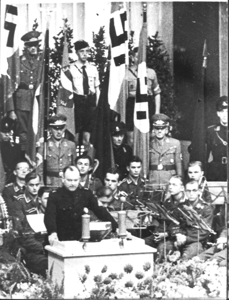 NSB vergadering - Fotodienst der NSB - NIOD - 77958