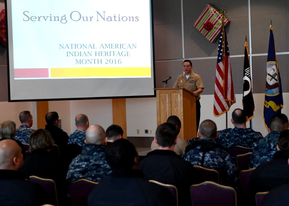 NSE Celebrates National American Indian Heritage Month 161128-N-WX604-033